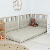 Futon do zawieszenia na ścianę, oparcie, 100x50 cm