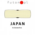 Futon JAPAN średniotwardy, naturalny z bawełny, 80x200