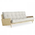 Sofa INDIE z ramą naturalną, sosnową