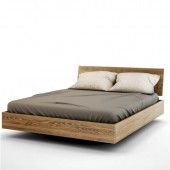 Łóżko dębowe 160x200 z pojemnikiem BALETTO