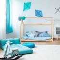 Futon bawełniano-kokosowy dla dzieci - twardy, niesprężysty