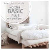 Kołdra BASIC + - 70 % puch gęsi