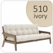 Sofa rozkładana GRAB Carob Brown SZTRUKS 130x190 Karup Design