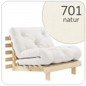 Sofa ROOTS 90 z naturalną ramą sosnową