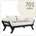 Sofa BEBOP z czarną ramą