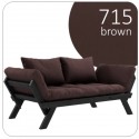 Sofa BEBOP z czarną ramą