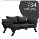 Sofa BEBOP z czarną ramą