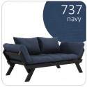 Sofa BEBOP z czarną ramą
