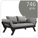 Sofa BEBOP z czarną ramą