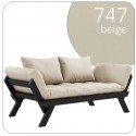 Sofa BEBOP z czarną ramą