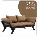 Sofa BEBOP z czarną ramą