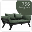 Sofa BEBOP z czarną ramą