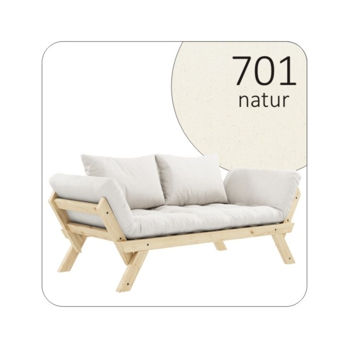 Sofa BEBOP z naturalną ramą
