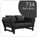 Sofa BEAT z czarną ramą