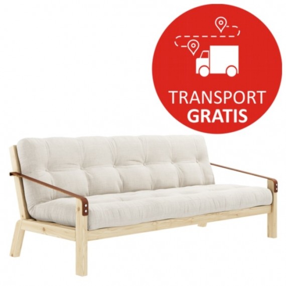 Sofa POETRY z ramą naturalną, sosnową