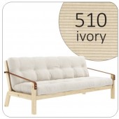 Sofa rozkładana POETRY natur SZTRUKS 130x190 Karup Design - OSTATNIE SZTUKI