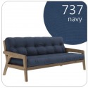 Sofa rozkładana GRAB naturalna 130x190 Karup Design