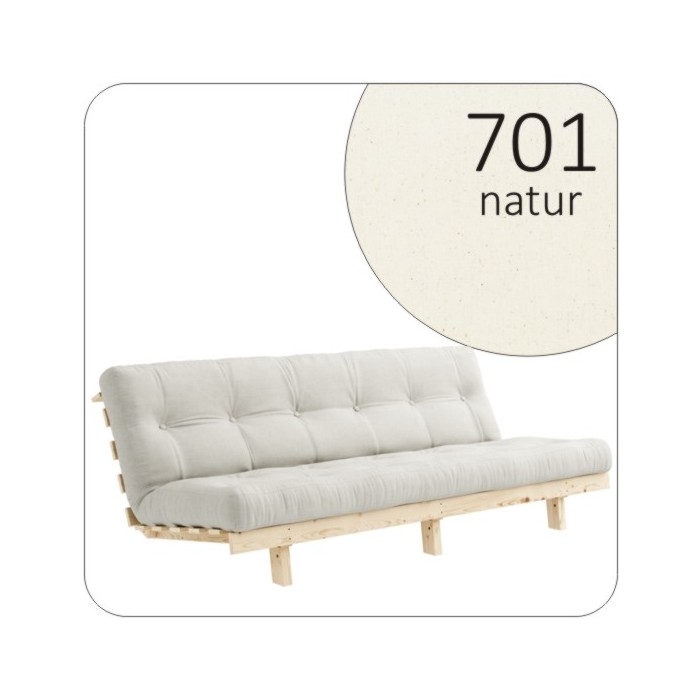 Sofa rozkładana LEAN natur 130x190 Karup Design