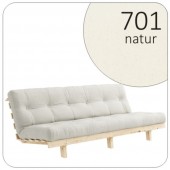 Sofa rozkładana LEAN natur 130x190 Karup Design