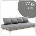 Sofa SENZA naturalna 90x200 Karup Design