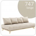 Sofa SENZA naturalna 90x200 Karup Design