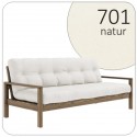 Sofa rozkładana KNOB carob 130x200 od Karup Design
