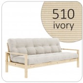 Sofa rozkładana KNOB natur/ sztruks 130x200 od Karup Design