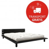 Łóżko sosnowe, czarne 160x200 PEEK Karup Design OSTATNIA SZTUKA