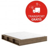 Łóżko sosnowe 140x200 ZIGGY BED Carob Brown Karup Design