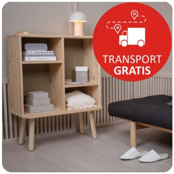 Drewniana komoda/regał KYABI od Karup