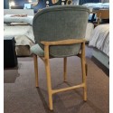 Krzesło dębowe HOYA z tepicerowanym siedziskiem - 1 szt. od ręki