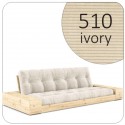 Sofa rozkładana BASE BOXY Sztruks natur Karup Design