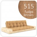 Sofa rozkładana BASE BOXY Sztruks natur Karup Design