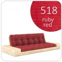 Sofa rozkładana BASE BOXY Sztruks natur Karup Design