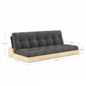 Sofa rozkładana BASE BLACK sztruks Karup Design