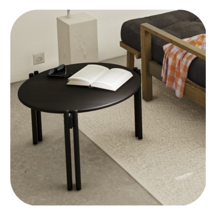 Stolik kawowy STICKS TABLE HIGH BLACK od Karup Design