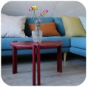 Stolik kawowy STICKS TABLE HIGH POPPY RED od Karup Design