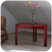 Stolik kawowy STICKS TABLE LOW POPPY RED od Karup Design