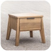 Stolik nocny SARA dębowy