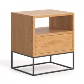 Stolik nocny olchowy Moon