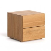 Stolik nocny bukowy Cube