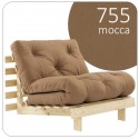 Sofa ROOTS 90 z naturalną ramą sosnową