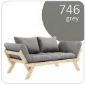 Sofa BEBOP z naturalną ramą