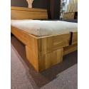 Łóżko bukowe 160x200 z pojemnikiem na pościel BOHO P