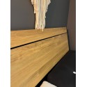 Łóżko bukowe 160x200 z pojemnikiem na pościel BOHO P
