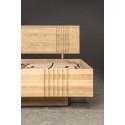 Łóżko bukowe 140x200 z pojemnikiem Baletto