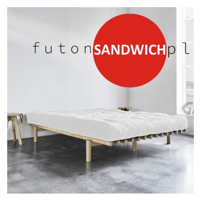 Futon SANDWICH twardy, sprężysty z kokosem i lateksem 90x200
