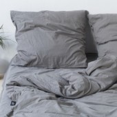 Poszwa na kołdrę HOP DESIGN 'Mix&Match' Ciemno Szara