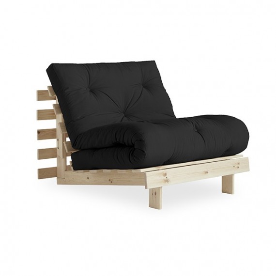 Sofa ROOTS 90 z naturalną ramą sosnową
