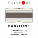 Futon Babylon 1 supertwardy, z kokosem 100x200